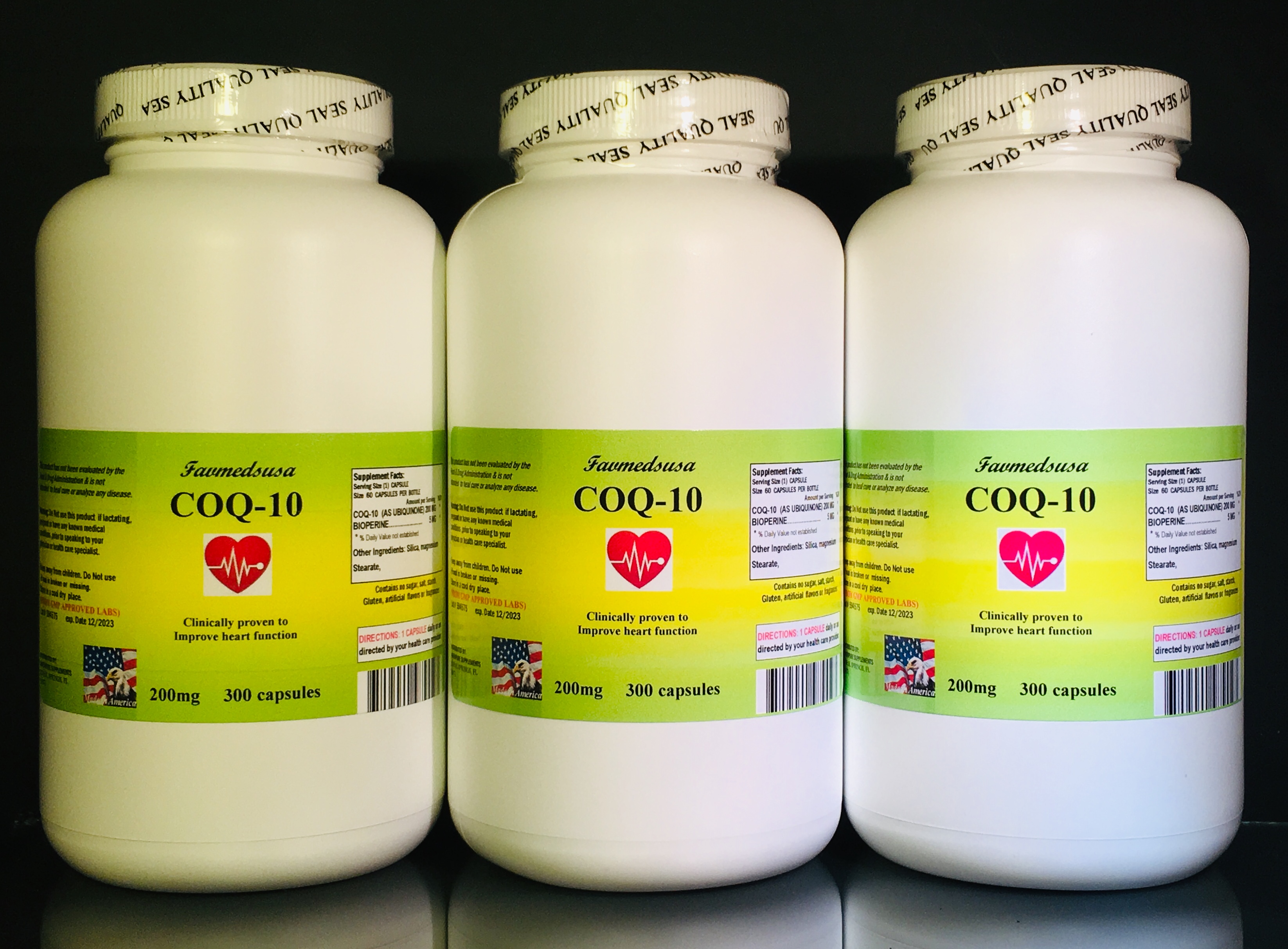 CoQ-10 200mg - 900 (3x300) capsules